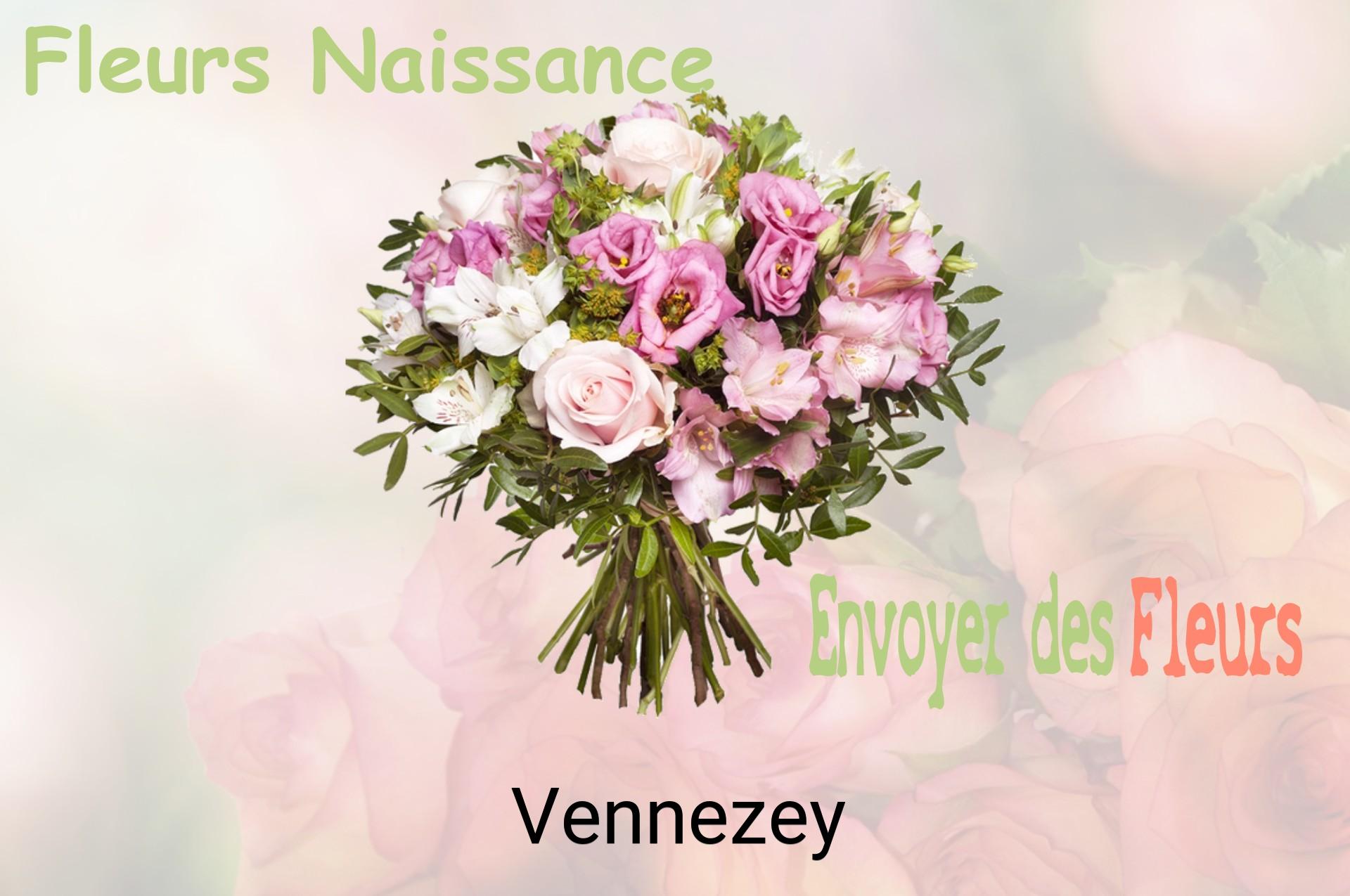 Bouquet de fleurs de naissance livré à Vennezey